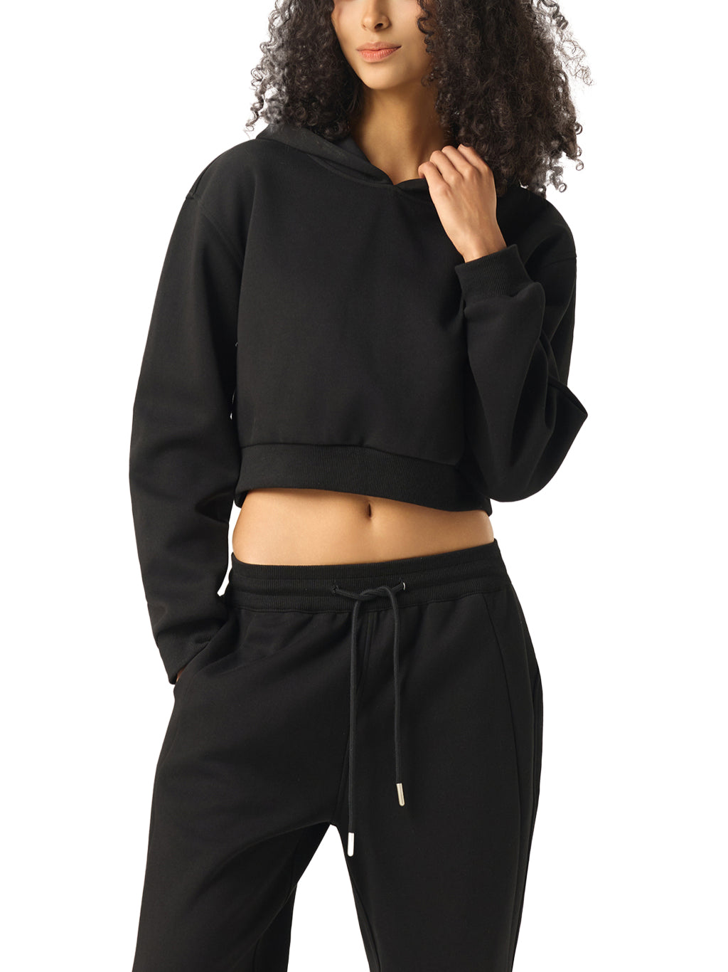 Essential Cropped Hoodie (Light)