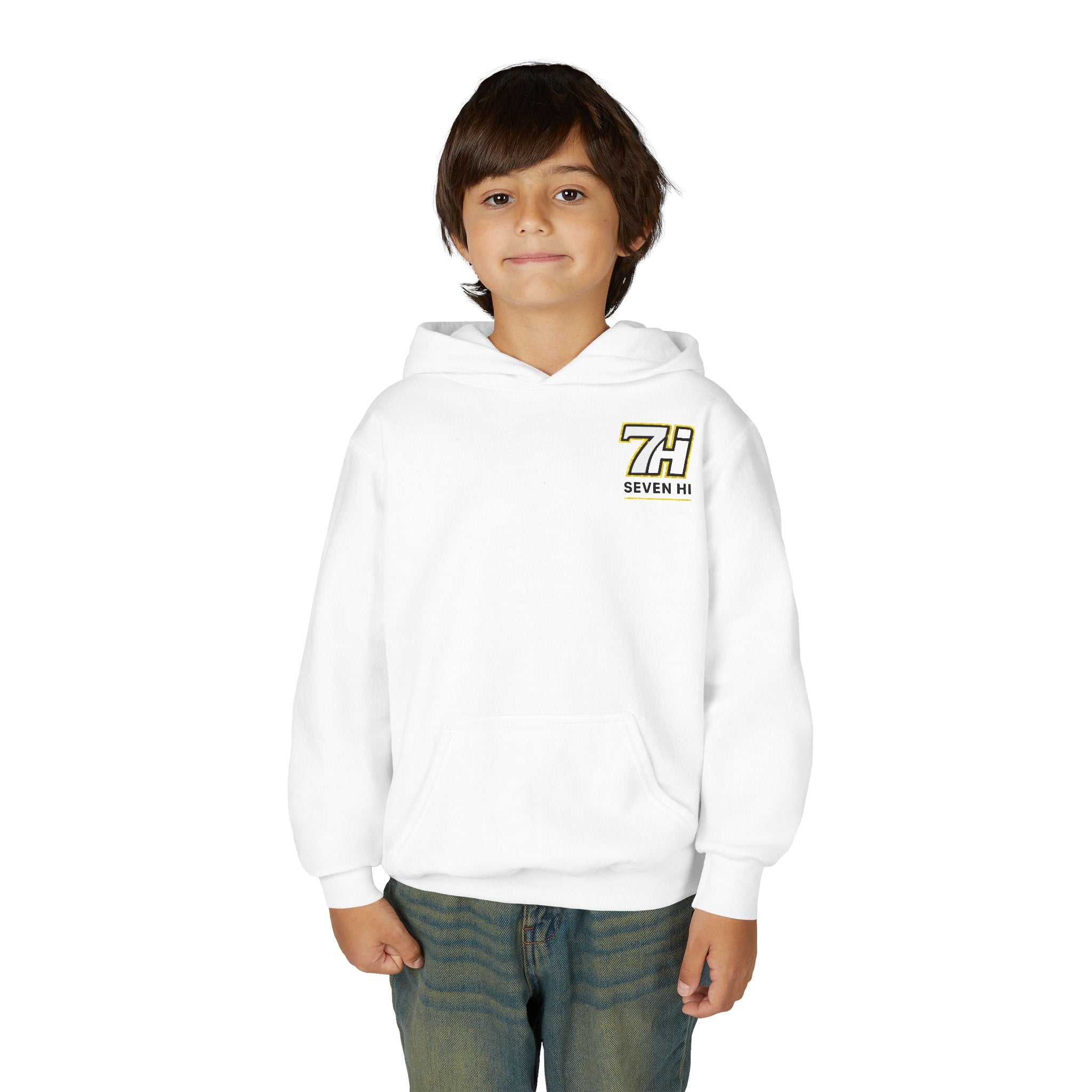 7Hi Logo Hoodie Youth graphic sweatshirt (Light)