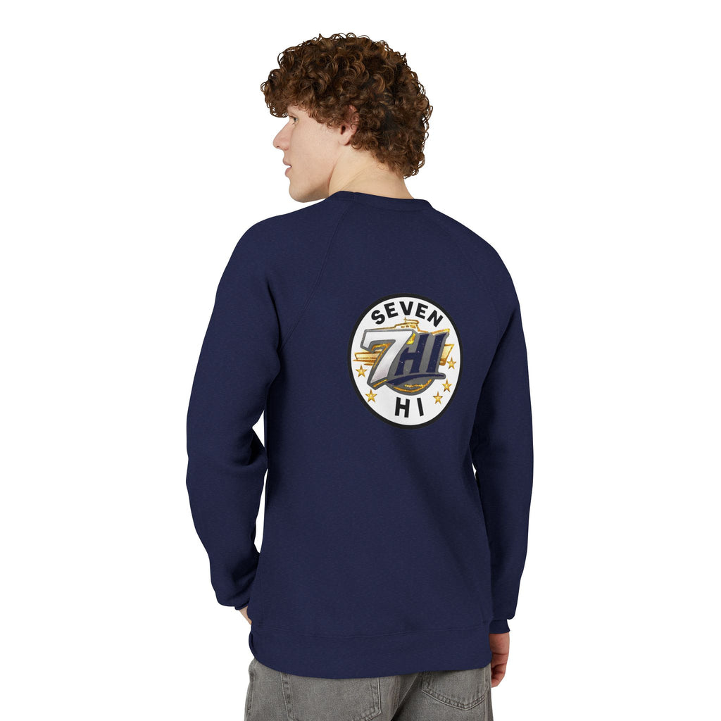 Unisex Sponge Fleece Raglan Sweatshirt (Dark)