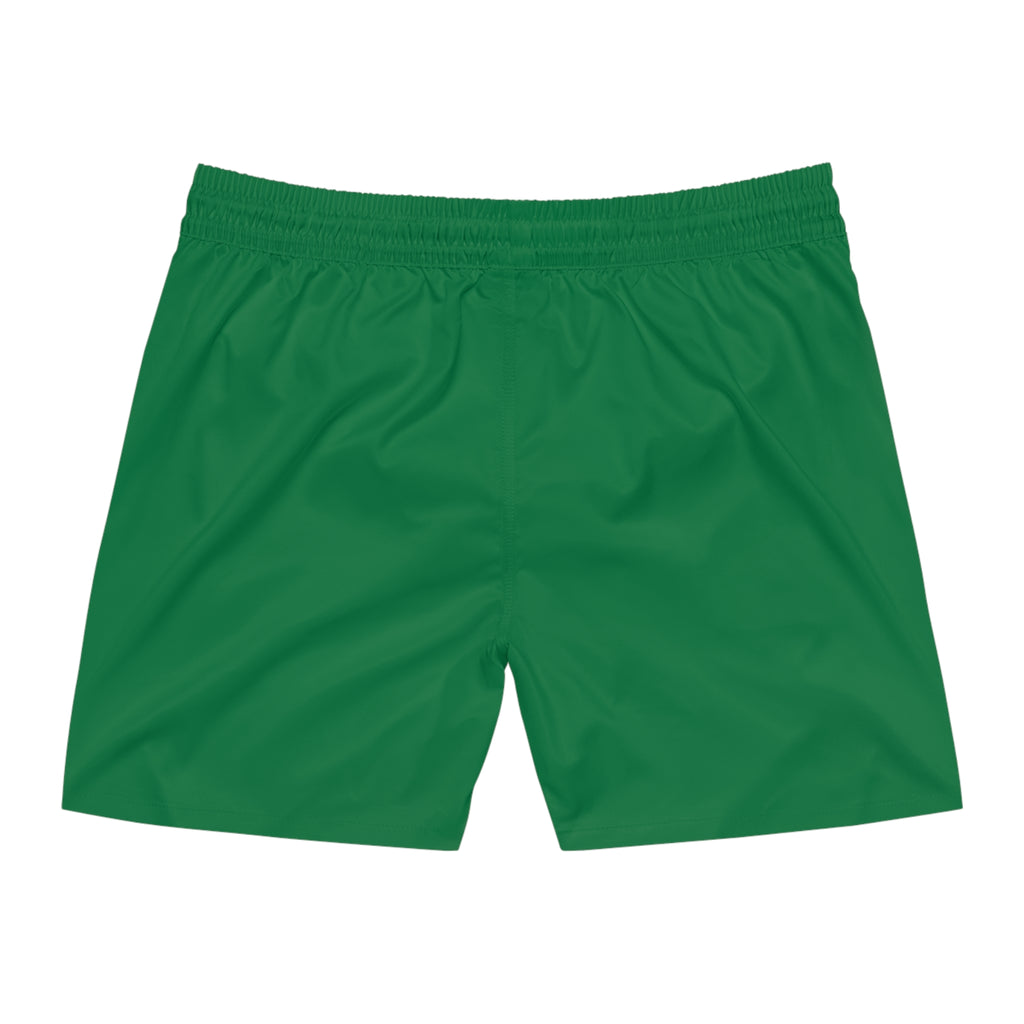 Men's Mid-Length Swim Shorts (Green)