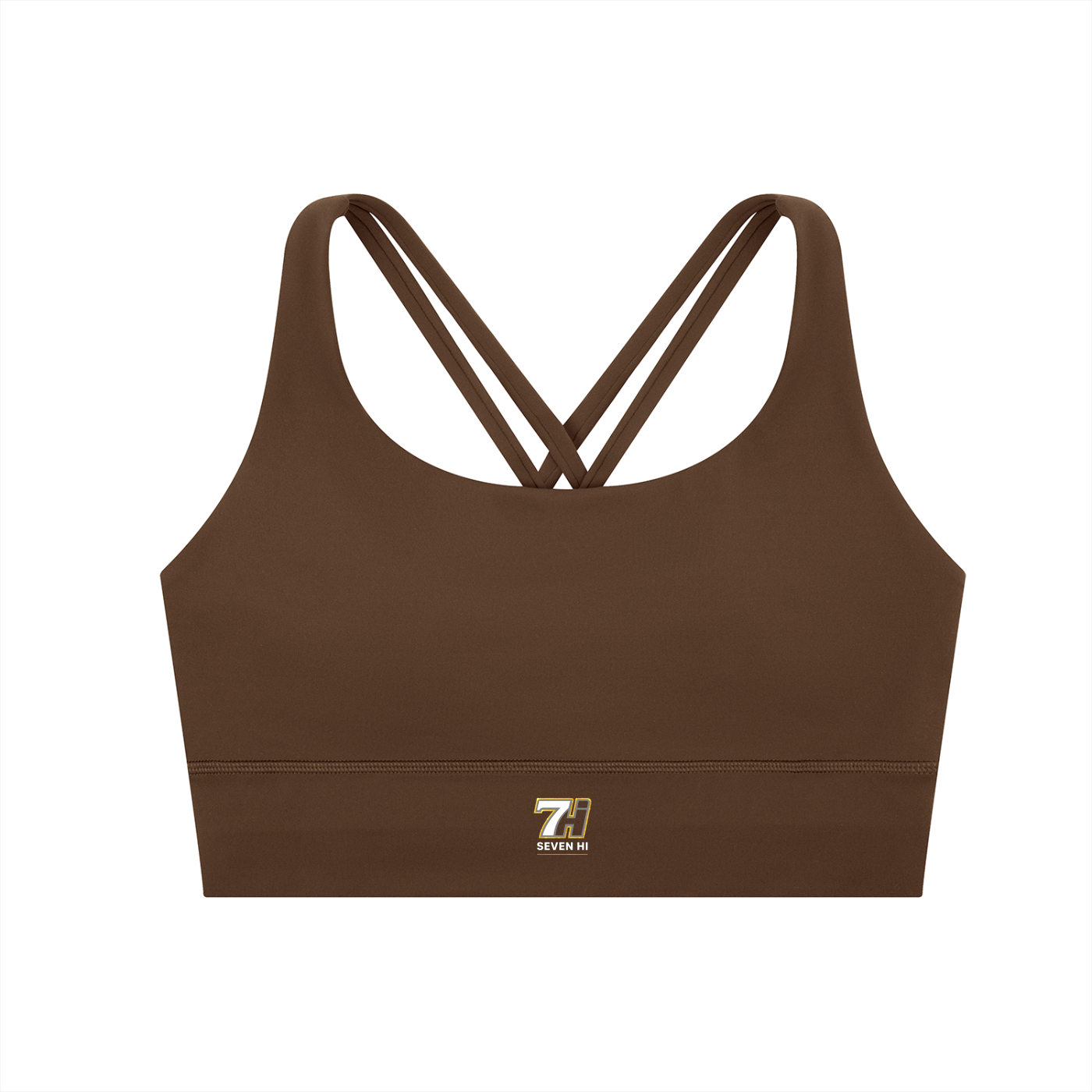 Strappy Criss-Cross Sports Bra (Dark)