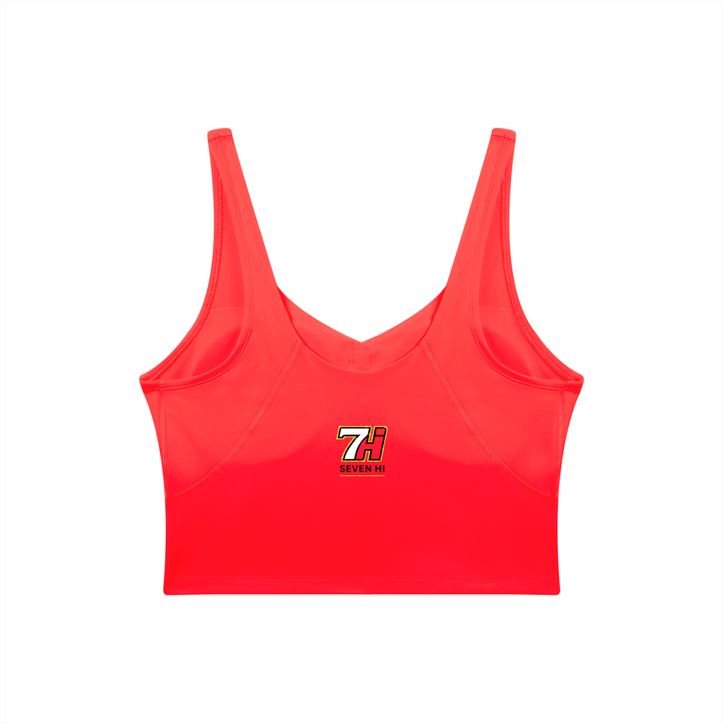 Women's V-Neck Yoga Sports Bra (Light)