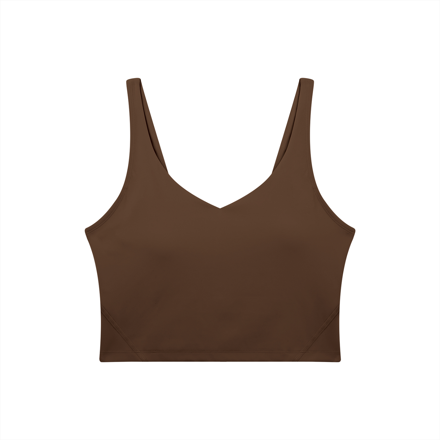 Women's V-Neck Yoga Sports Bra (Dark)