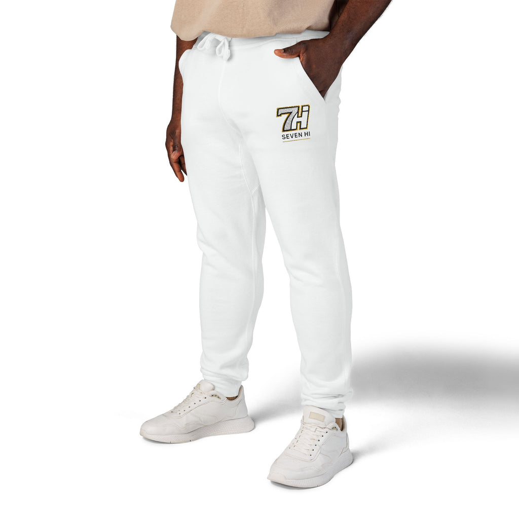 Unisex Fleece Sweatpants (Embroidery) (Light)