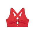 Women's Twist Front V-Neck Sports Bra (Light)