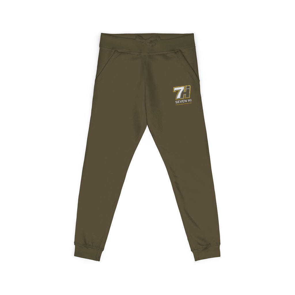 Unisex Fleece Sweatpants (Embroidery) (Dark)