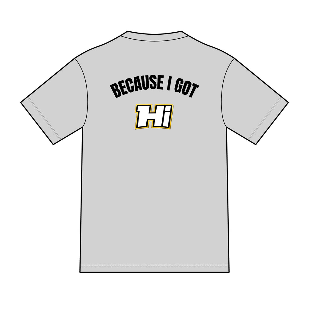 District ® Perfect Tri ® Tee - Because I Got Hi (Light)