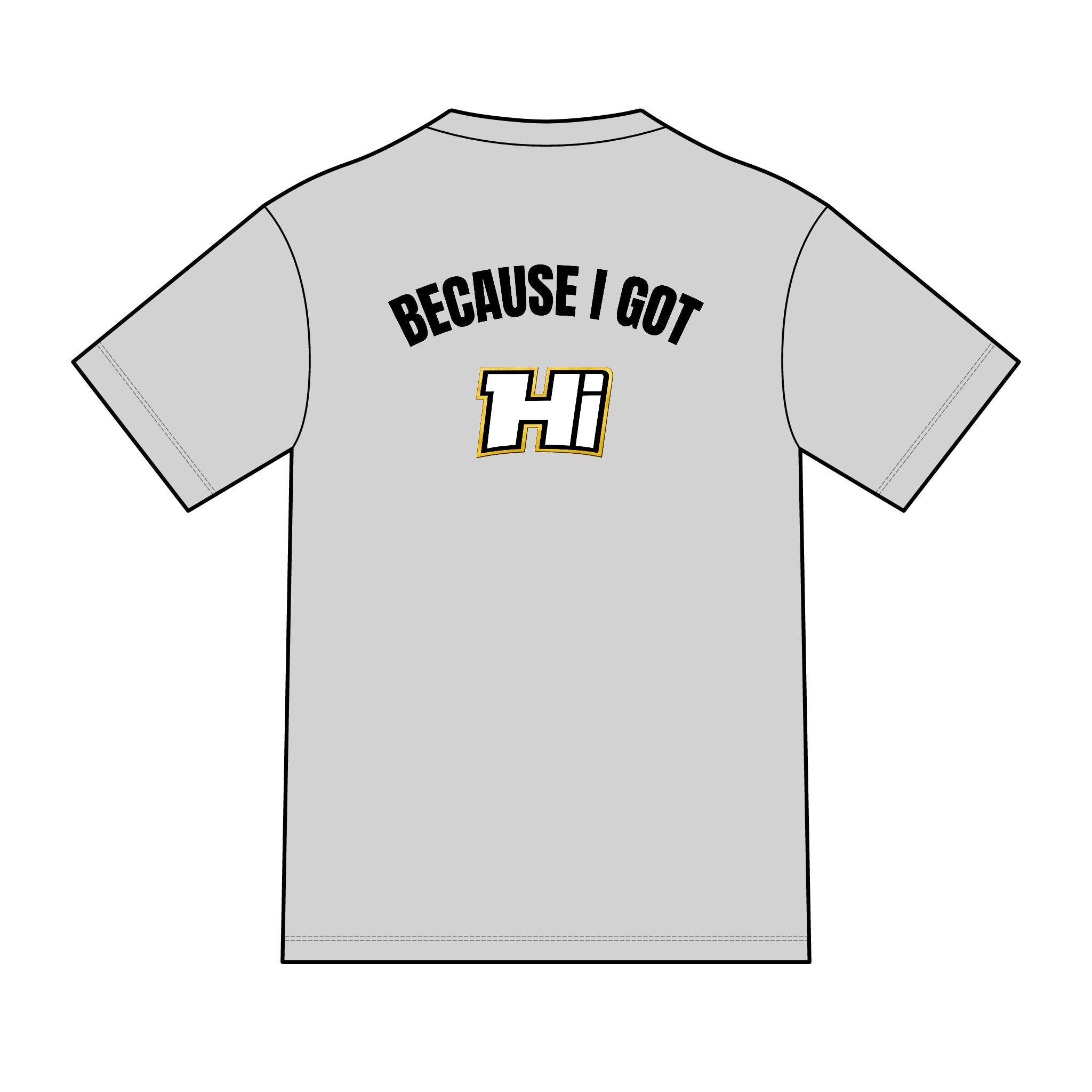 District ® Perfect Tri ® Tee - Because I Got Hi (Light)