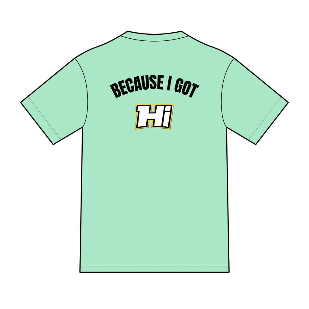 District ® Perfect Tri ® Tee - Because I Got Hi (Light)