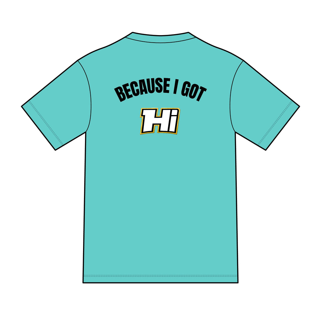 District ® Perfect Tri ® Tee - Because I Got Hi (Light)