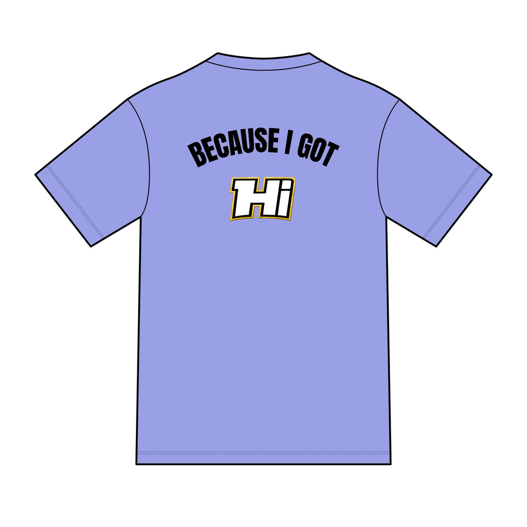 District ® Perfect Tri ® Tee - Because I Got Hi (Light)