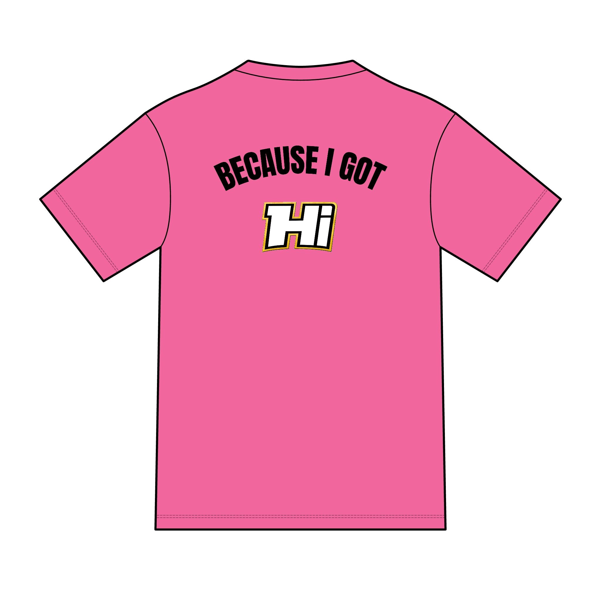 District ® Perfect Tri ® Tee - Because I Got Hi (Light)