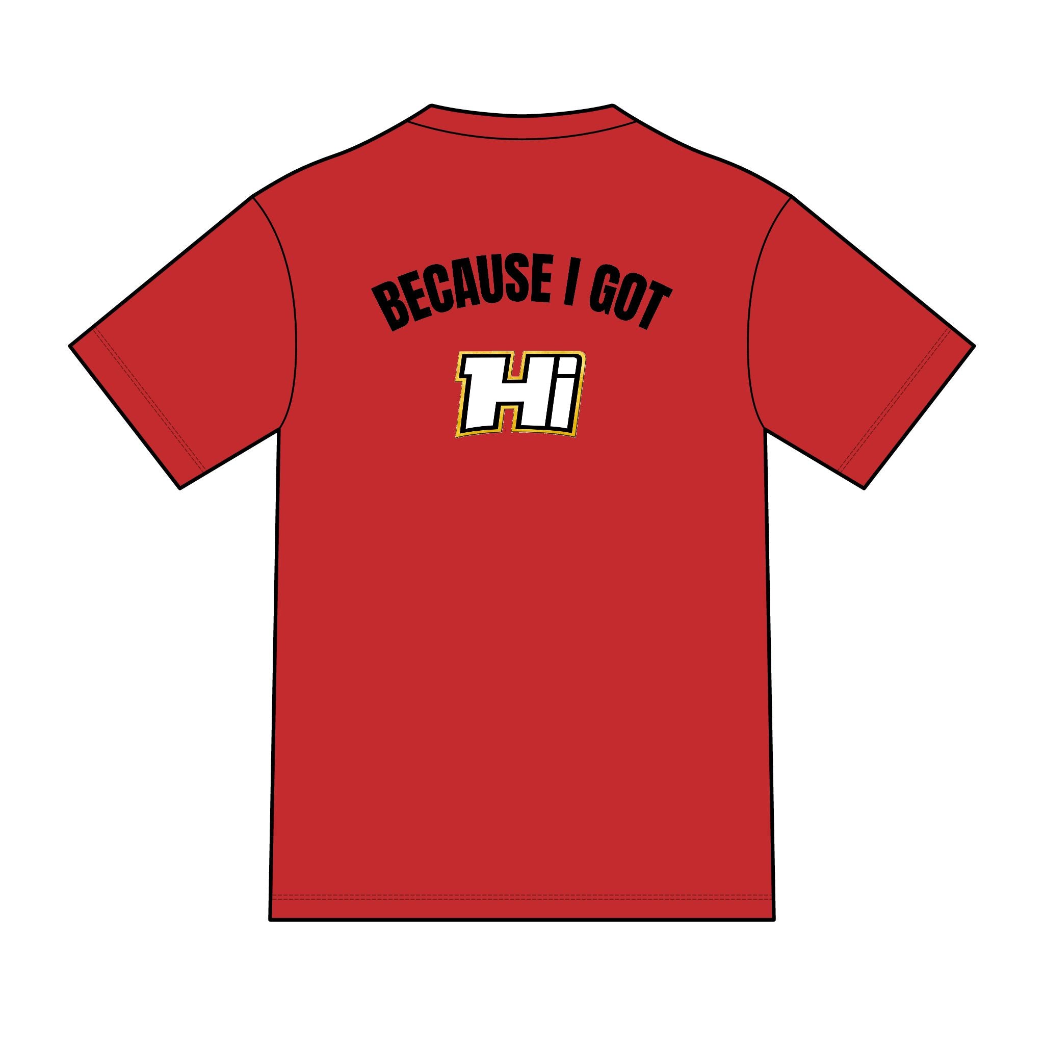 District ® Perfect Tri ® Tee - Because I Got Hi (Light)