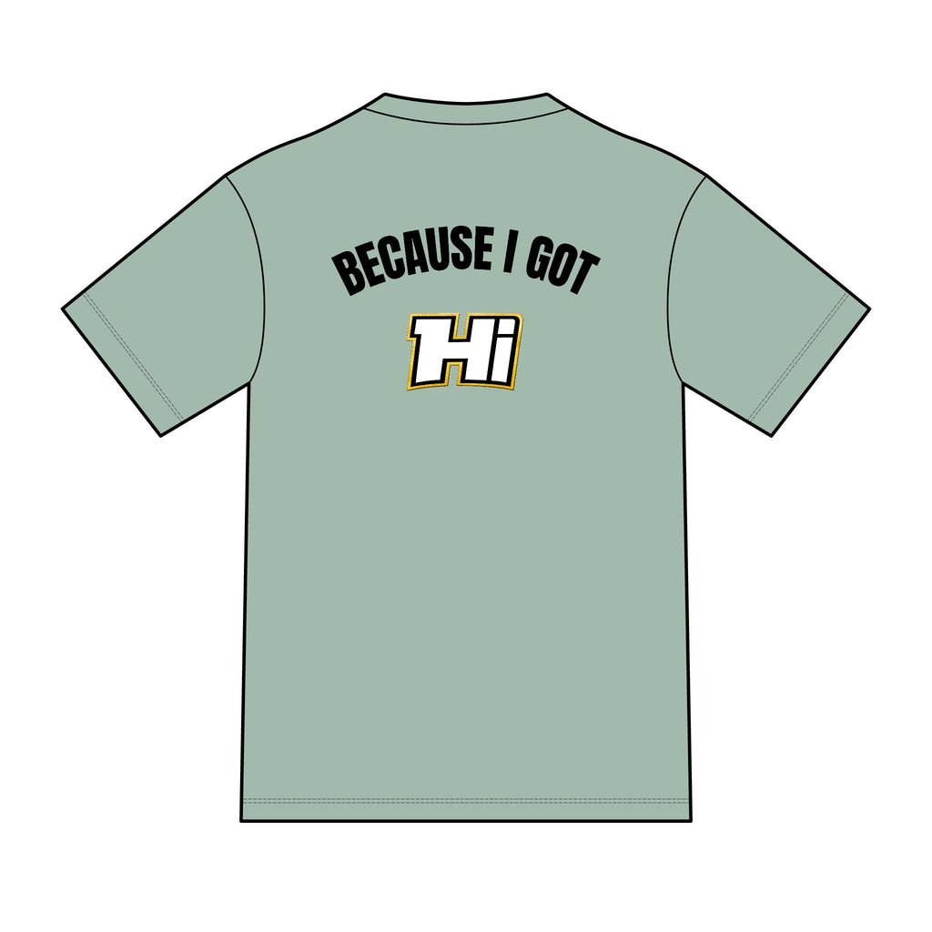 District ® Perfect Tri ® Tee - Because I Got Hi (Light)