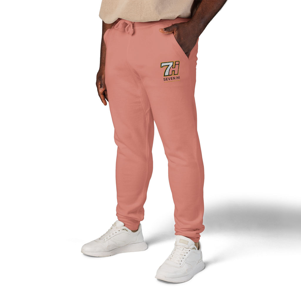 Unisex Fleece Sweatpants (Embroidery) (Light)
