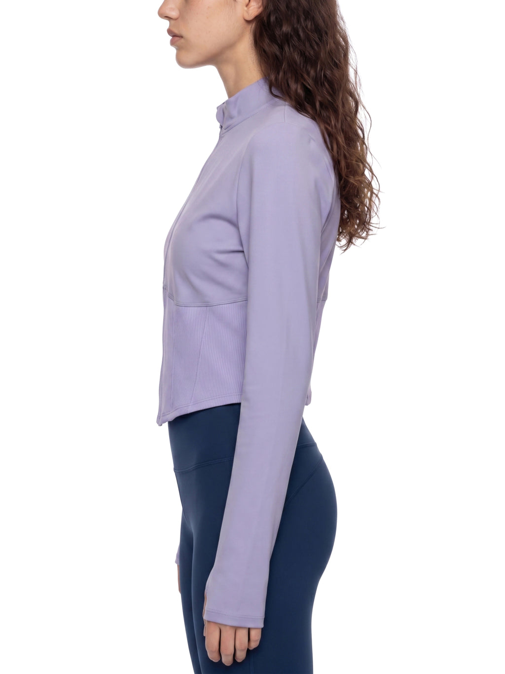 Women's Slim Fit Full-Zip Yoga Jacket (Light)