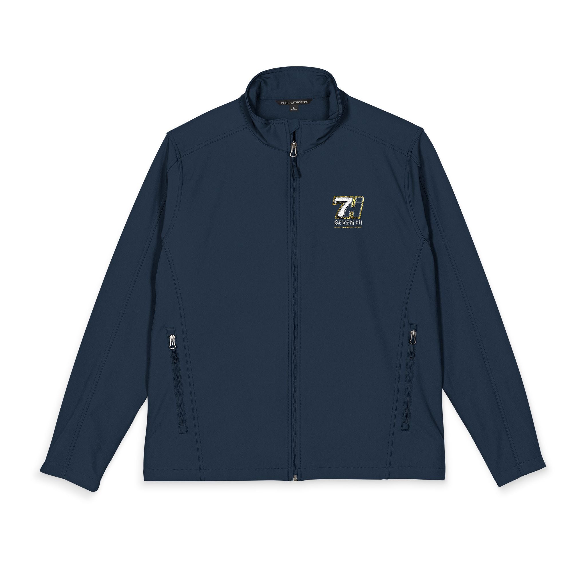 Embroidered Soft Shell Jacket (Dark)