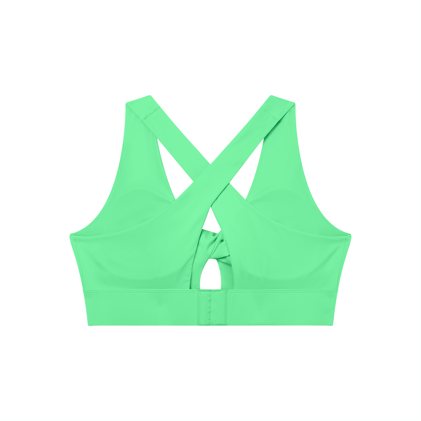 Women's Twist Front V-Neck Sports Bra (Light)