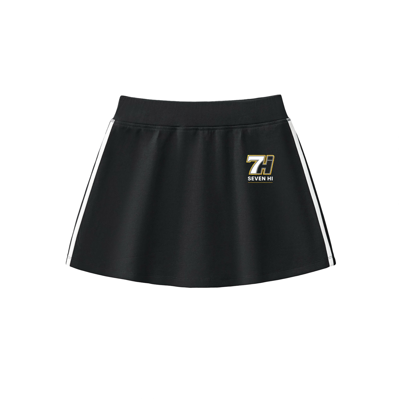 Taped Cooling Performance Short Skirt (Black)