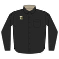 Embroidered Long Sleeve Work Shirt (Dark)