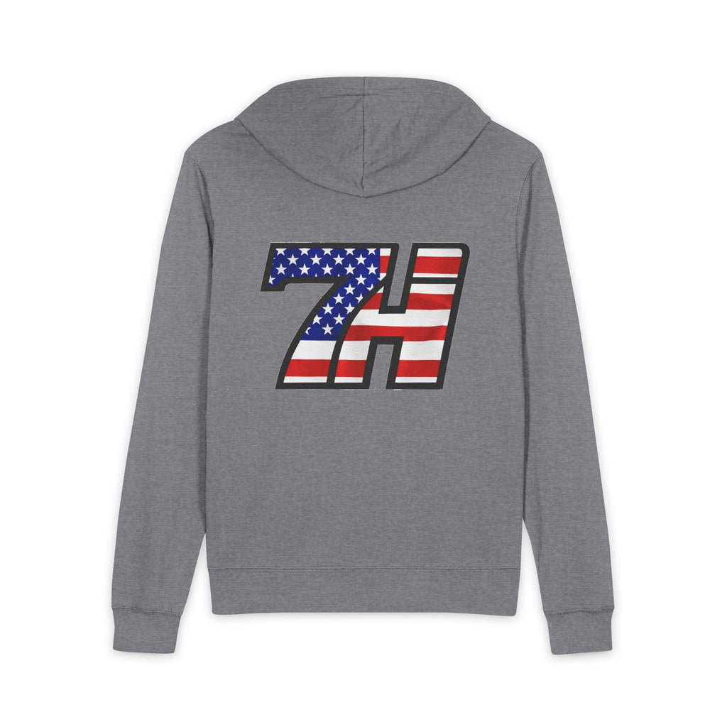 Merica 250 - District® Unisex Jersey Full-Zip Hoodie
