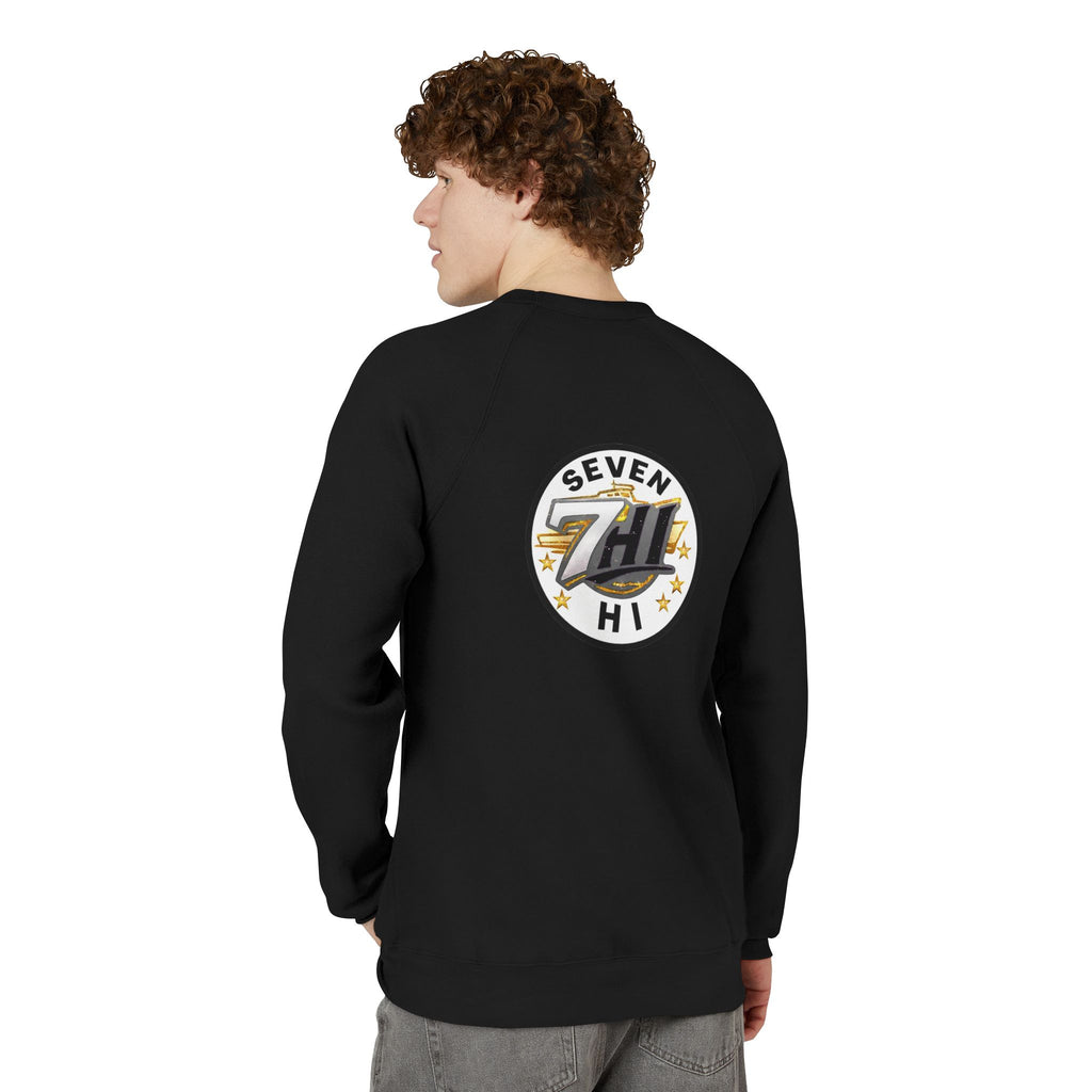 Unisex Sponge Fleece Raglan Sweatshirt (Dark)