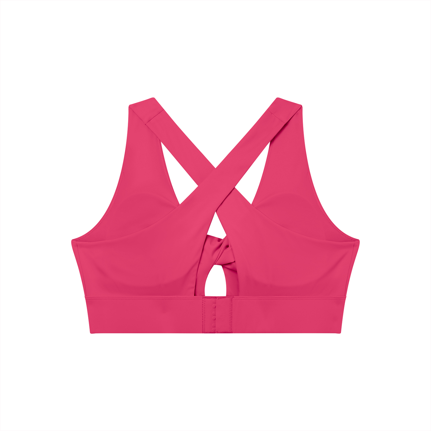 Women's Twist Front V-Neck Sports Bra (Light)