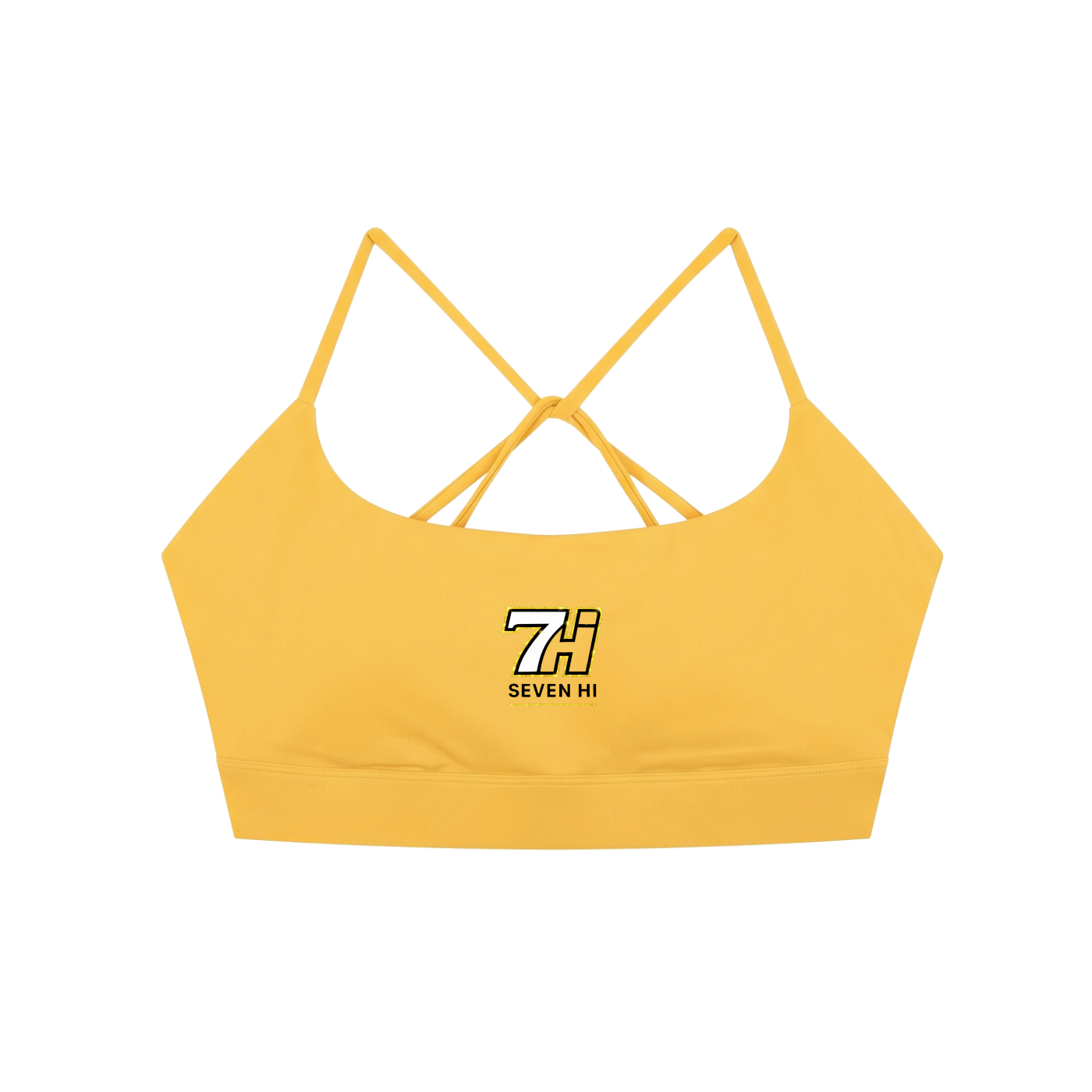 Strappy Criss Cross Yoga Sports Bra (Light)