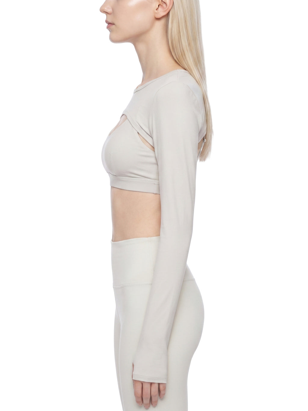 Women’s Cutout Long Sleeve Yoga Shrug (Light)