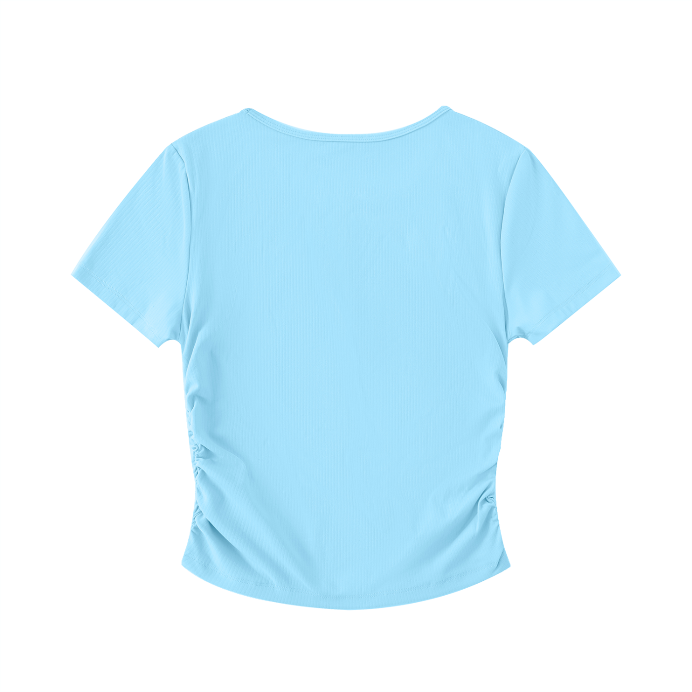 Ruched Bodycon Crop Top (Light)