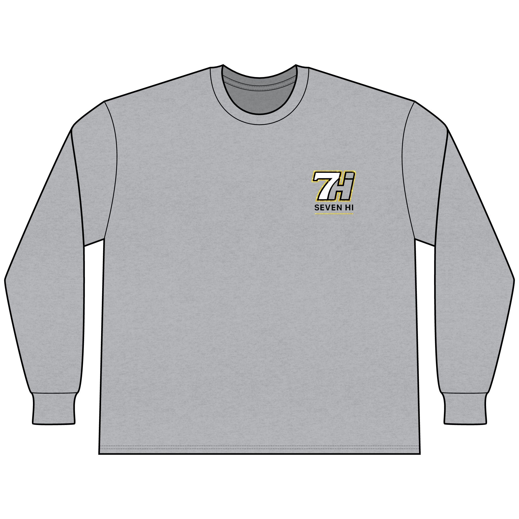 Unisex Classic Heavyweight Long Sleeve Tee (Light)