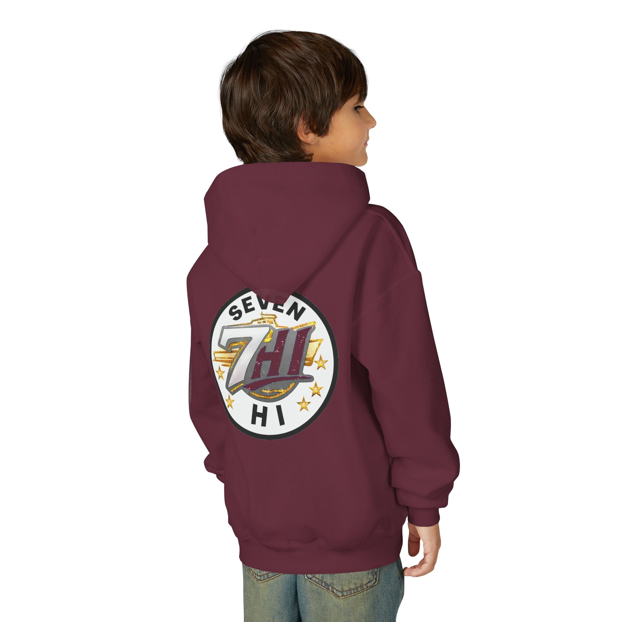 7Hi Logo Hoodie Youth graphic sweatshirt (Light)
