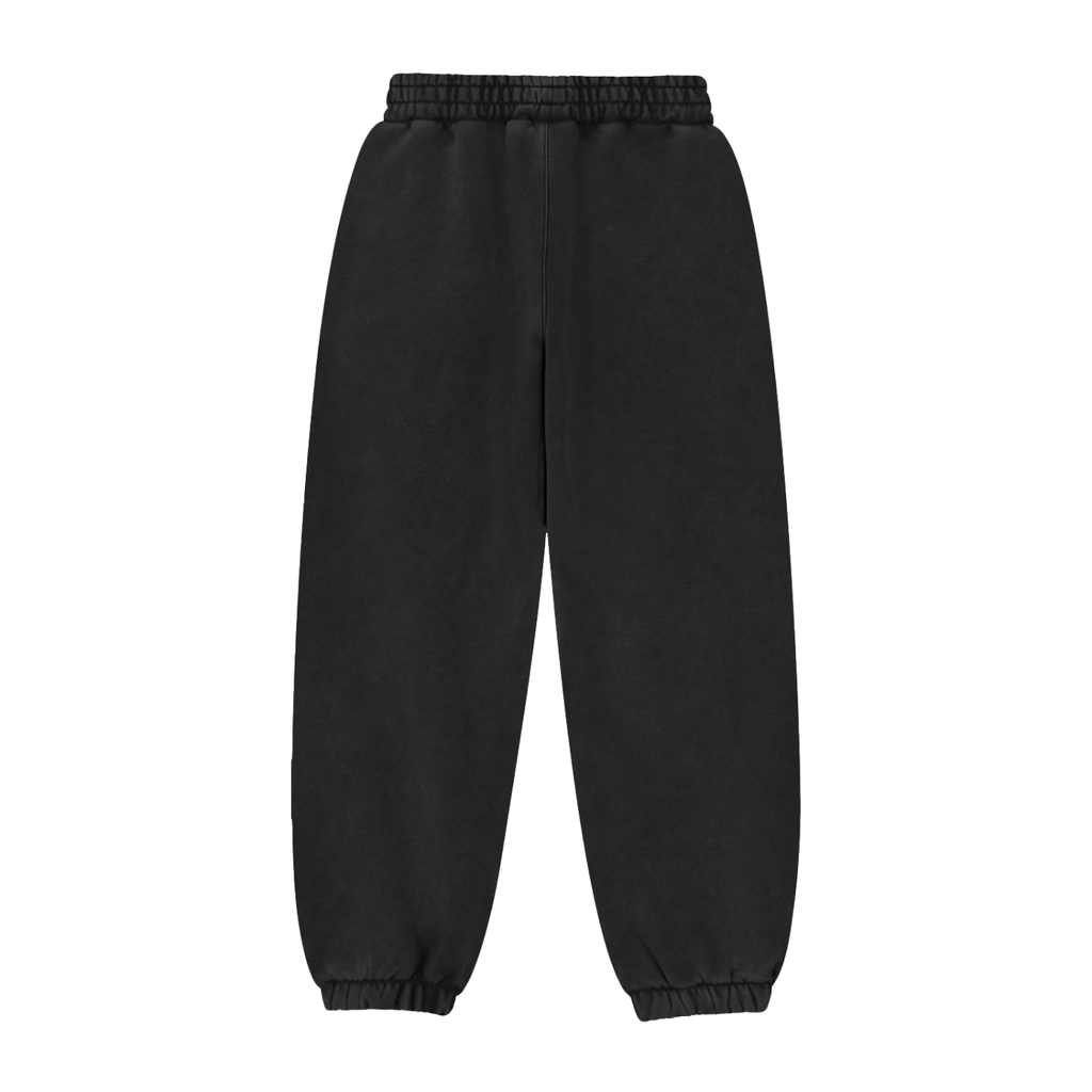 Fleeced Jogger Sweatpants (Black)