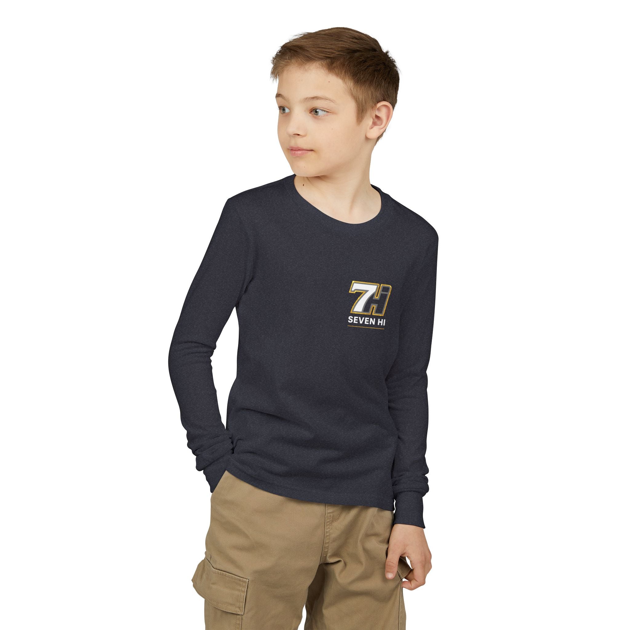 Youth Jersey Long Sleeve Tee (Dark)