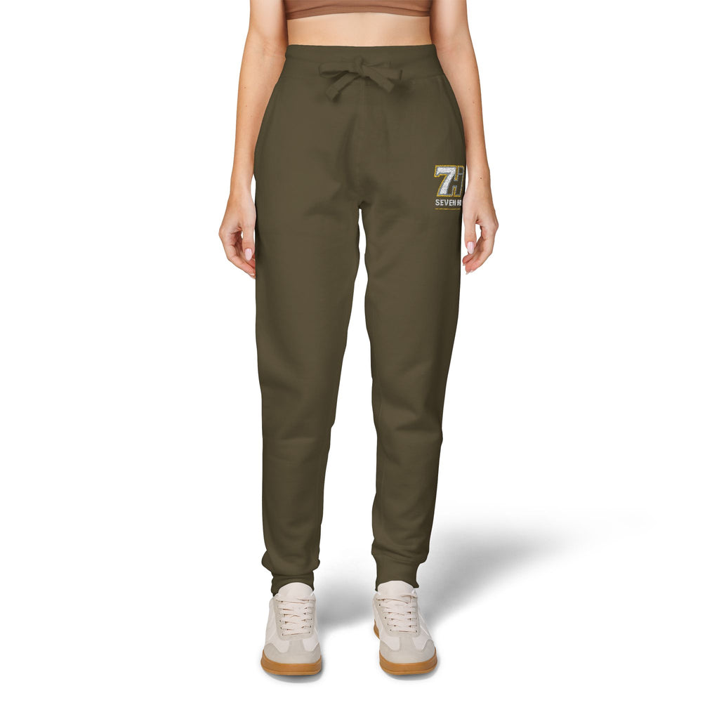 Unisex Fleece Sweatpants (Embroidery) (Dark)