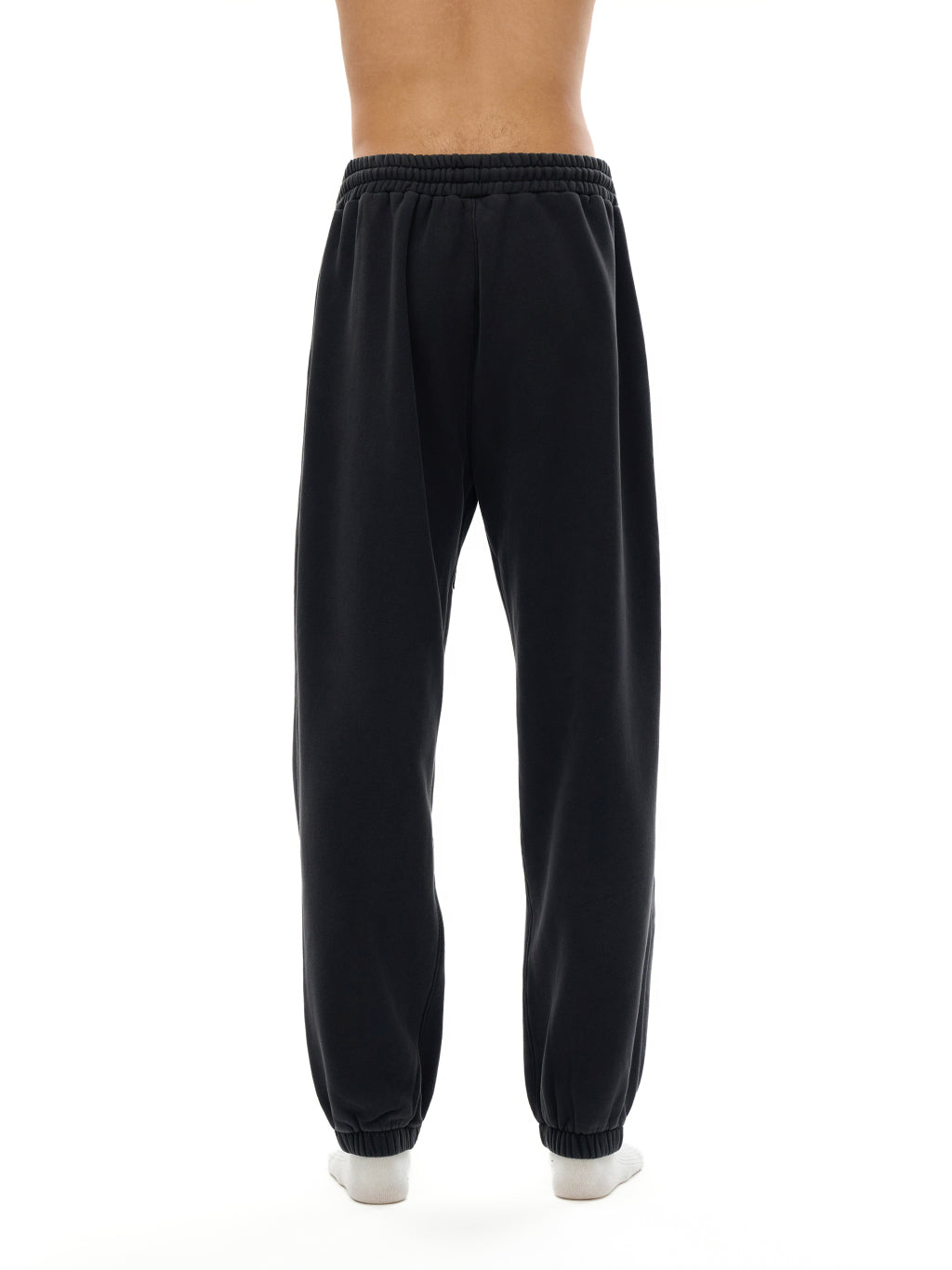 Fleeced Jogger Sweatpants (Black)