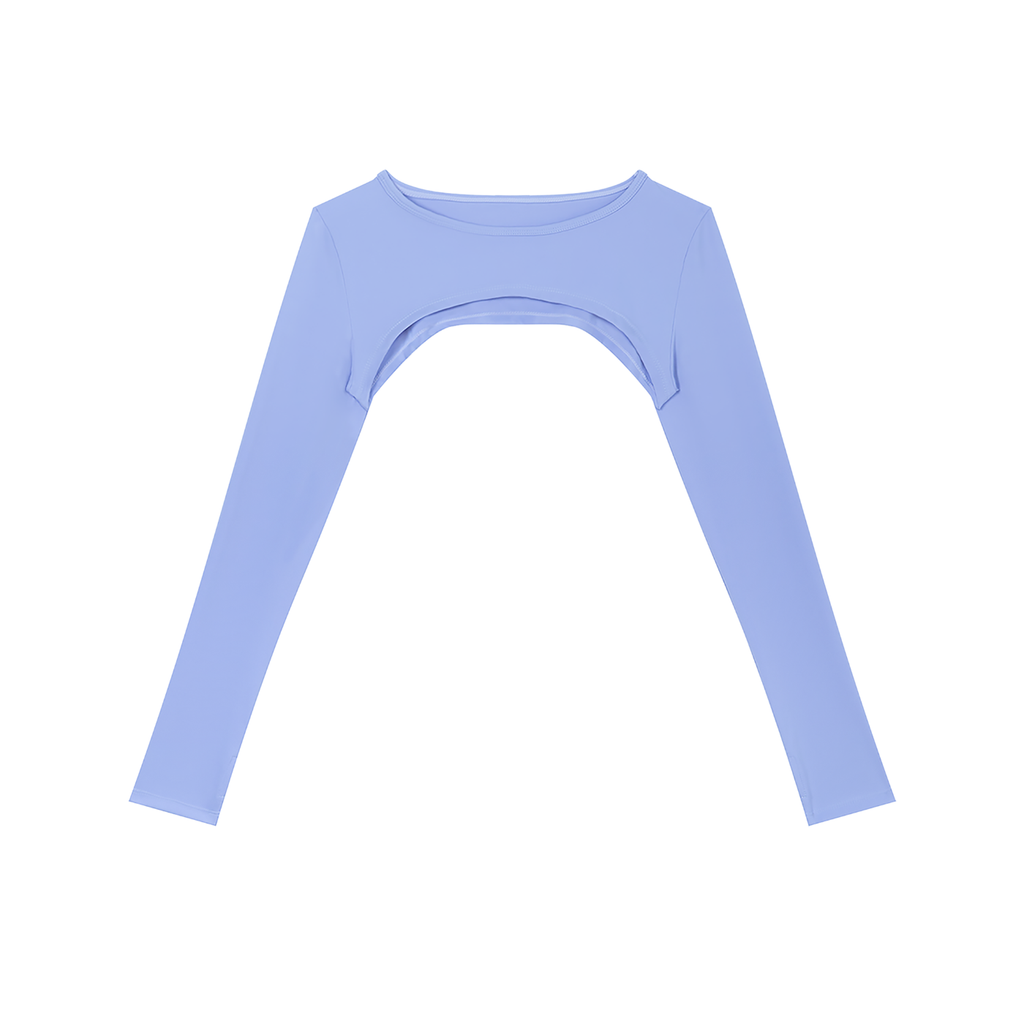 Women’s Cutout Long Sleeve Yoga Shrug (Light)