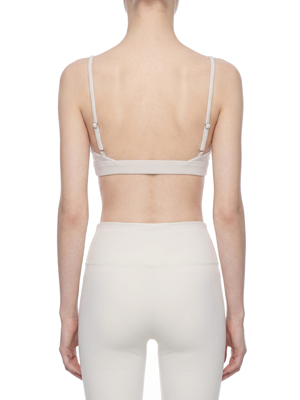 Women’s Cropped V-Neck Sports Bra (Brown)