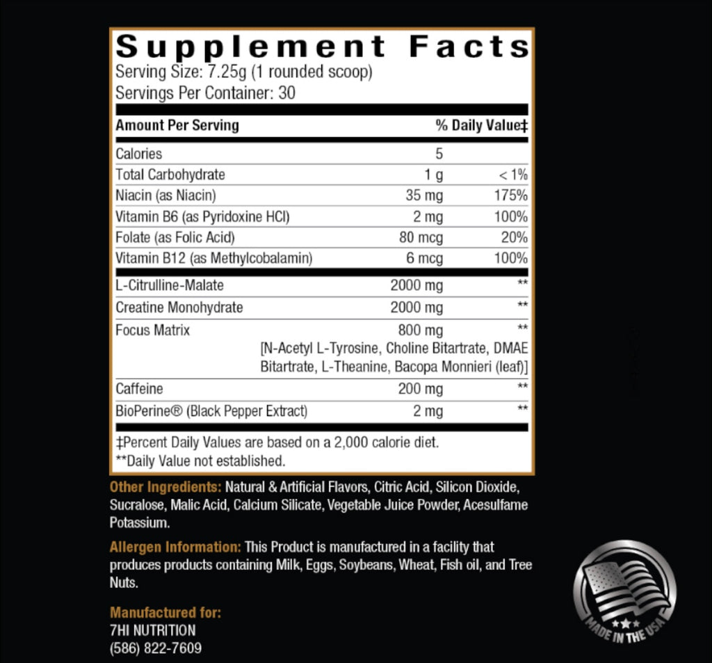 Fruit Punch Hi Energy Preworkout