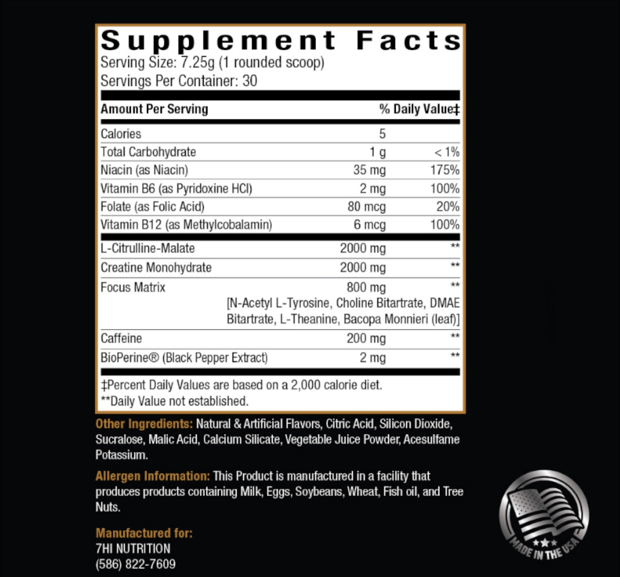 Fruit Punch Hi Energy Preworkout