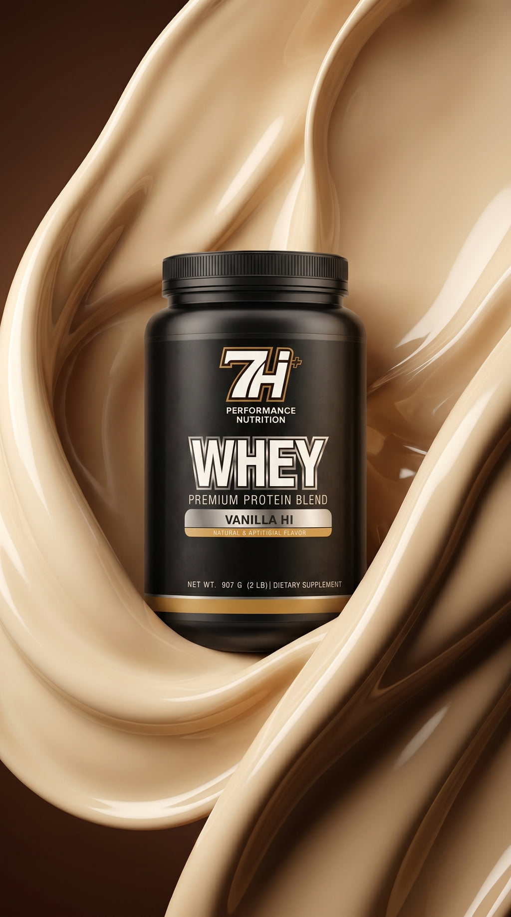 Vanilla Hi Whey Protein (2lbs)