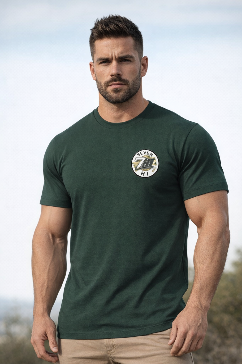 District ® Perfect Tri ® Tee (Retro Logo) (Dark)
