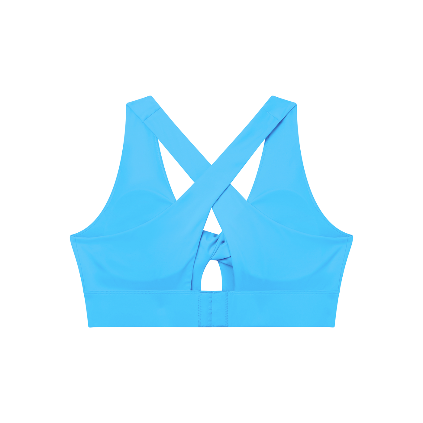 Women's Twist Front V-Neck Sports Bra (Light)