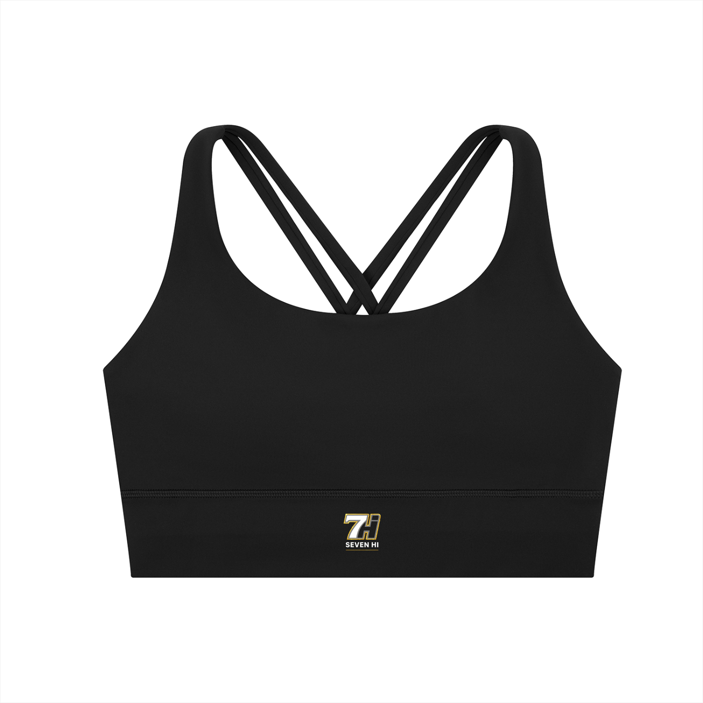 Strappy Criss-Cross Sports Bra (Dark)