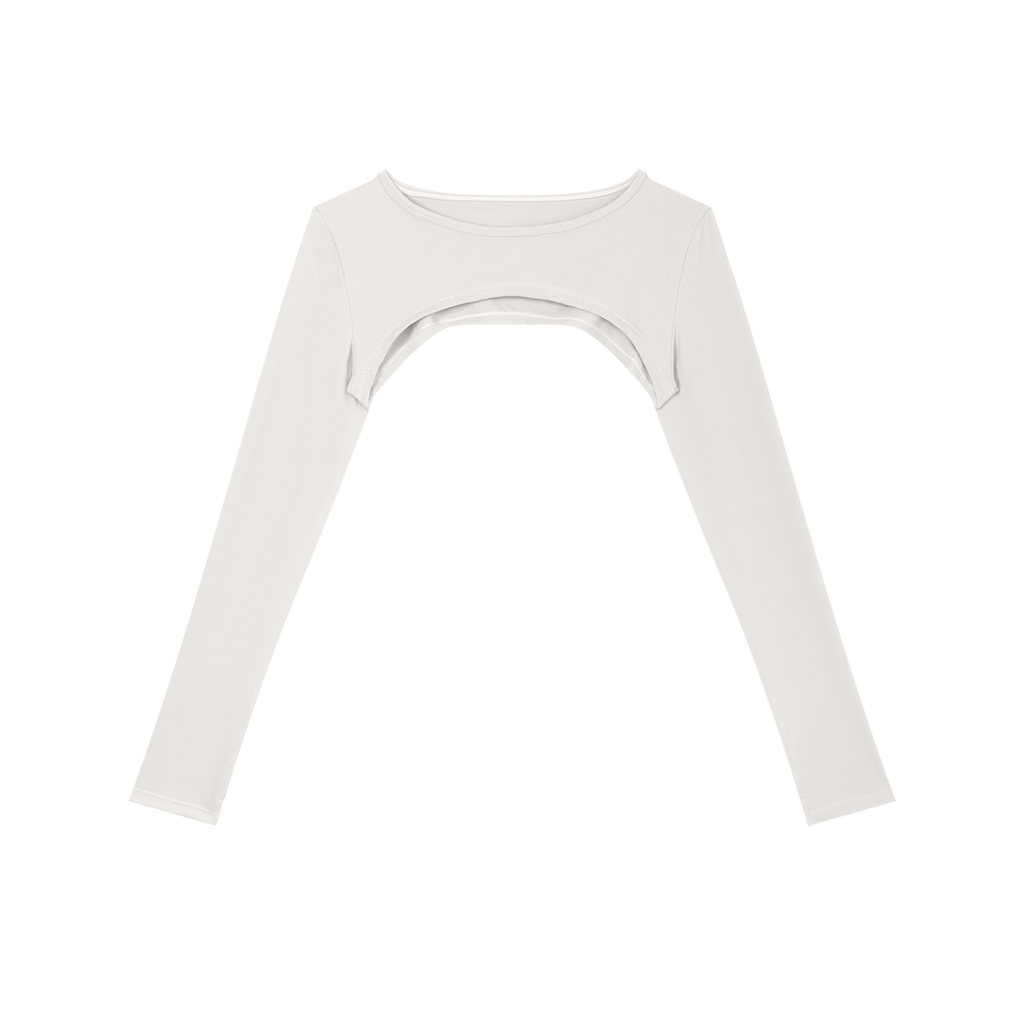 Women’s Cutout Long Sleeve Yoga Shrug (Light)