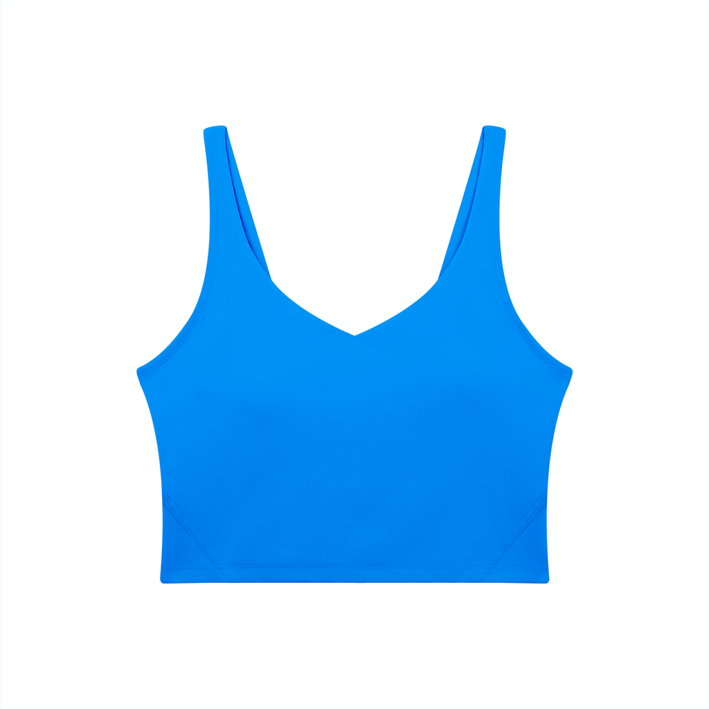 Women's V-Neck Yoga Sports Bra (Light)