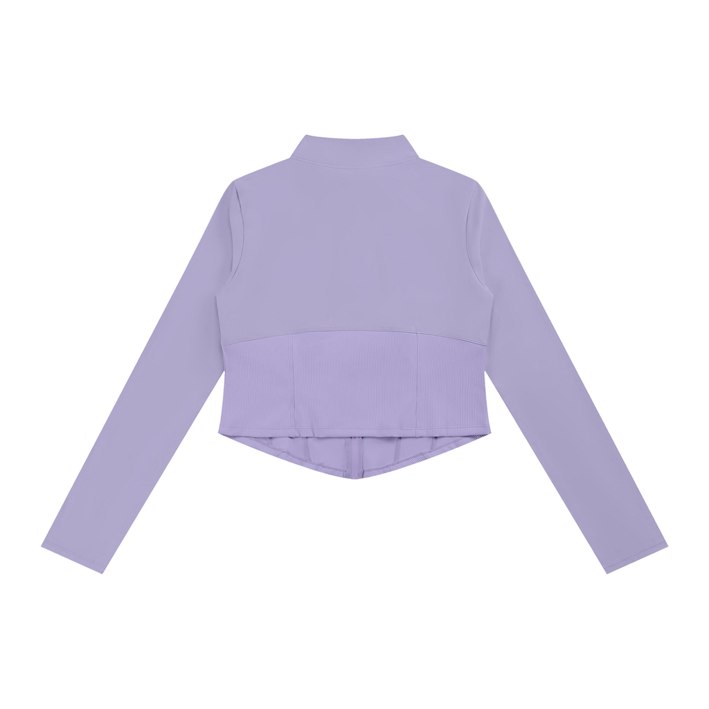Women's Slim Fit Full-Zip Yoga Jacket (Light)