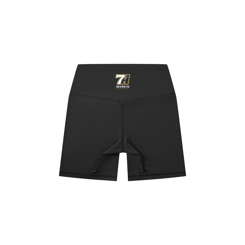 Women's High-Waisted Biker Shorts (Dark)