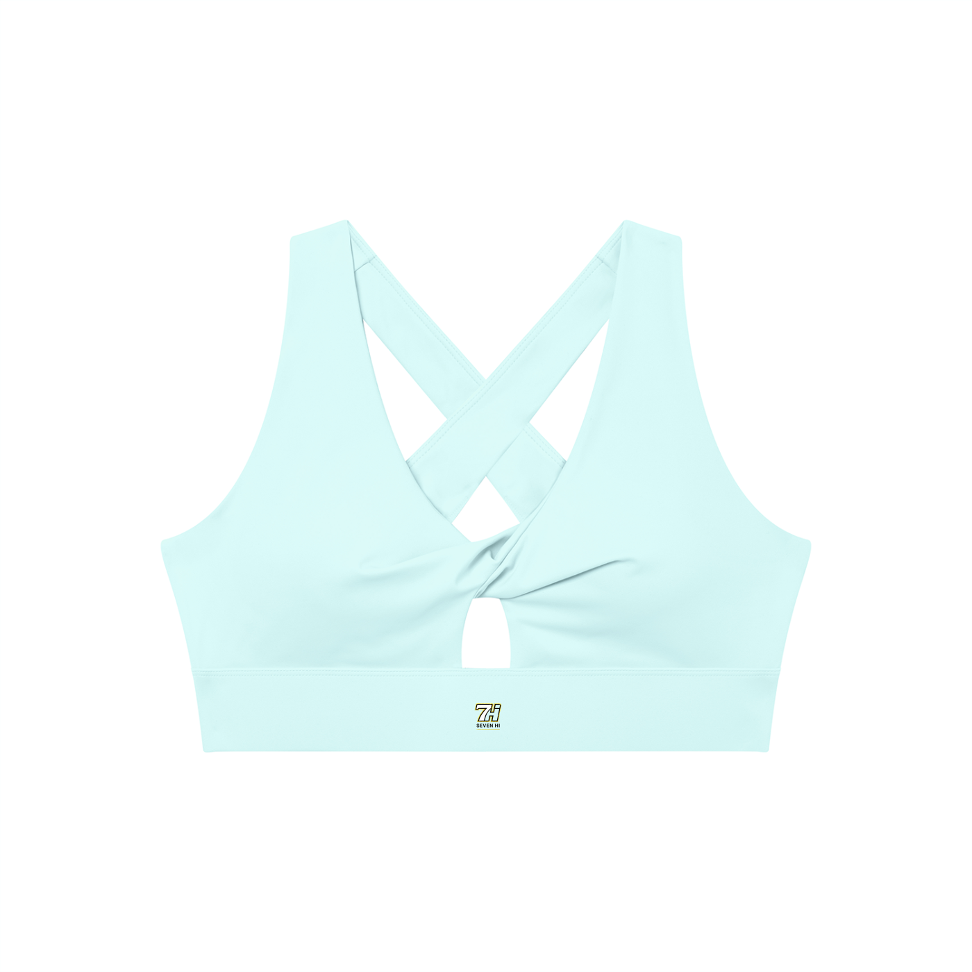 Women's Twist Front V-Neck Sports Bra (Light)