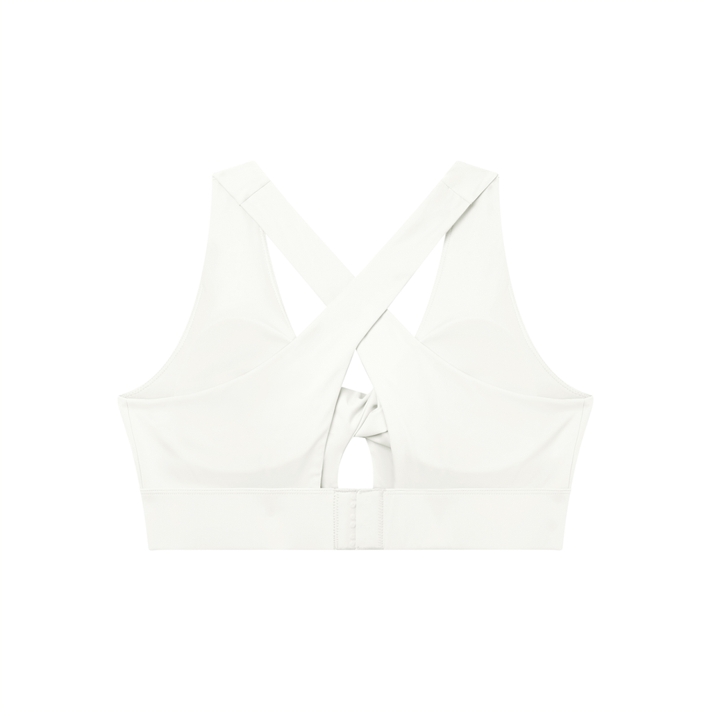 Women's Twist Front V-Neck Sports Bra (Light)